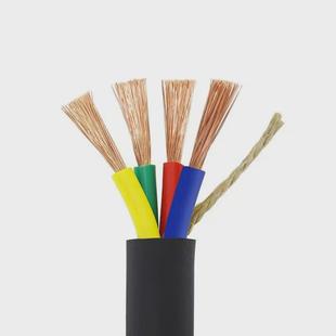 4yc橡套线橡皮绝缘电力电缆中低压电源线 通用橡套软电缆3