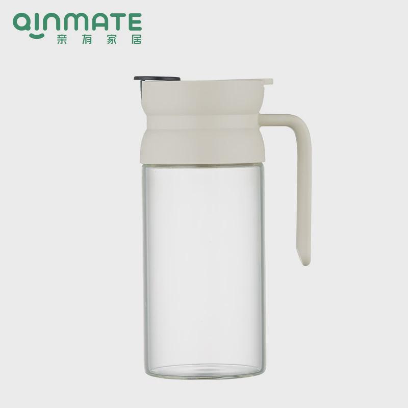 qinmate亲有油壶家用重力自动防漏开合酱油罐厨房装油瓶玻璃