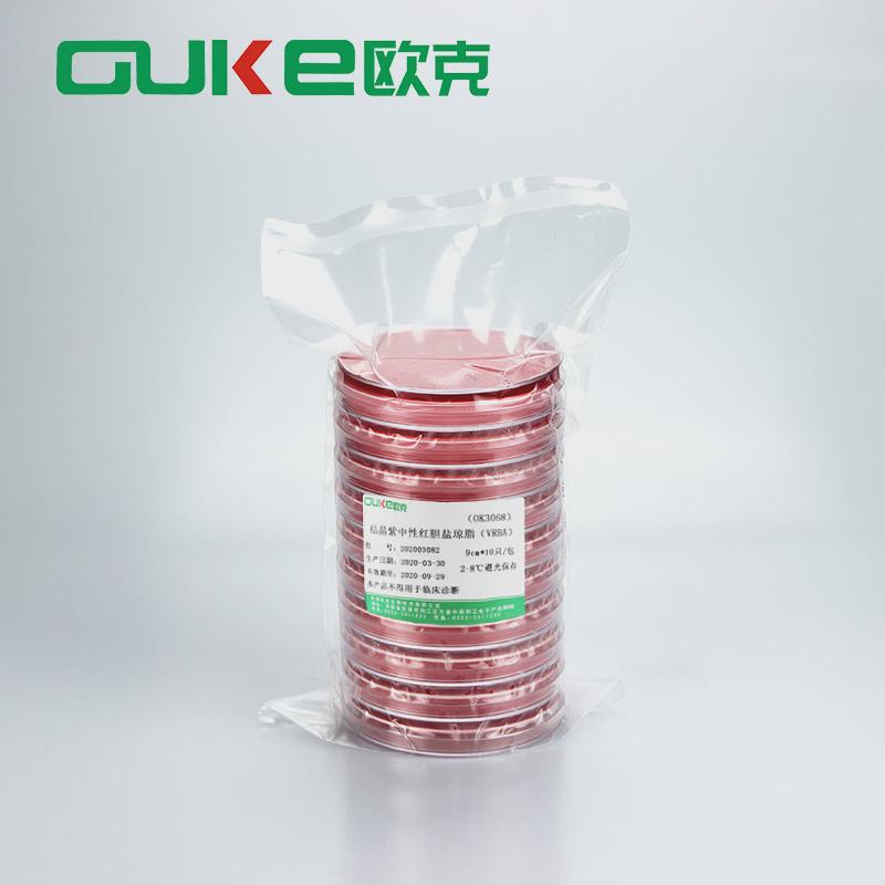 结晶紫中性红胆盐琼脂平板（VRBA）用于大肠菌群的固体平板测定