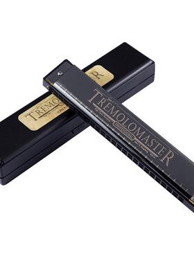 孔声C调口琴24孔复音口琴成人学生演奏儿童初学入门乐器口琴