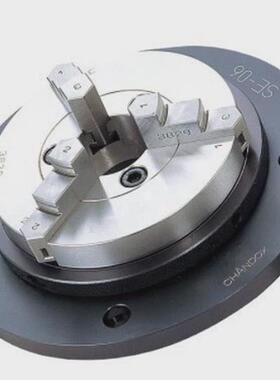 chandox台湾千岛油压夹头opf-206标准爪中空卡盘四6寸液压卡盘