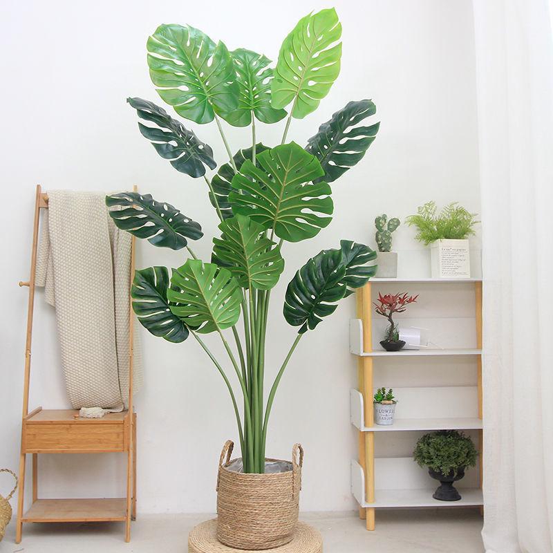 芭蕉树假花花旅人蕉绿植大型服装店装饰品假假花盆栽摆设