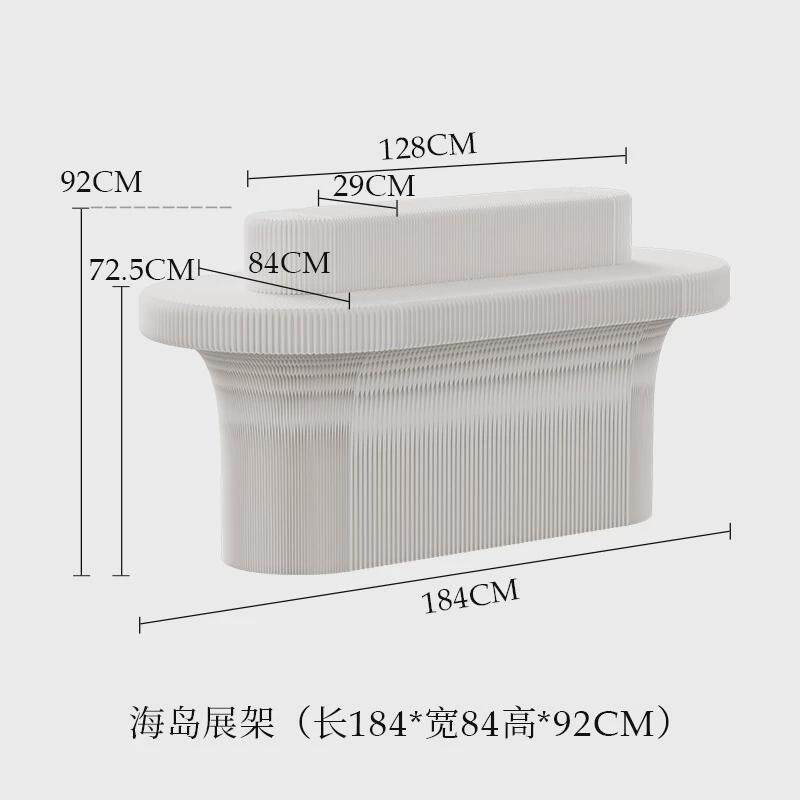 超市展示柜产品陈列柜商场十八纸置物展架展会艺术创意摆台展示台
