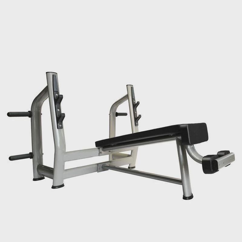 商用下斜举重床卧推架专业家用健身房杠铃床多功能推胸训练器