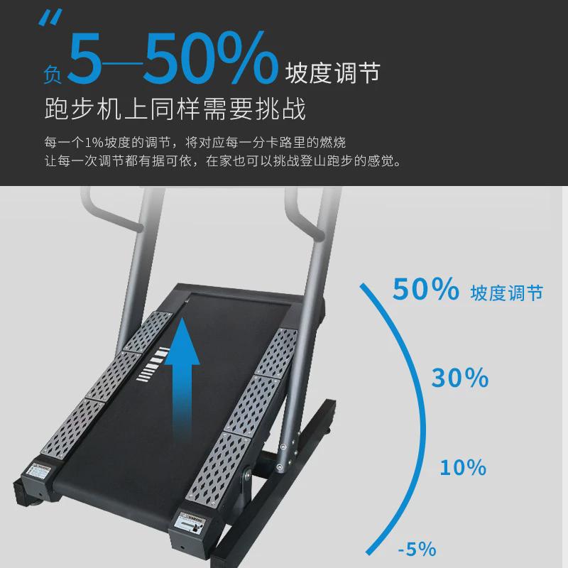 跨境商用家用有氧健身器材负坡度可调静音新款减震智能电动跑步机