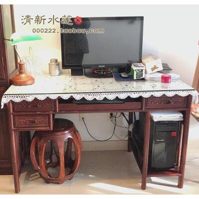 bx62手工钩茶几布园复古镂空门帘半帘沙发巾欧式织田桌布