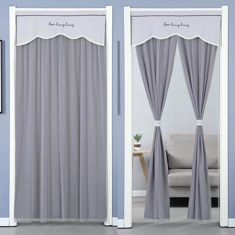 卧室门帘高级感悬空隔断帘门头帘入户遮挡进门好看的装饰公主风