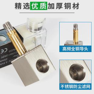 08电磁阀AC220V控制阀DC24V 气动二位二通2V025 DC12V常闭型气阀
