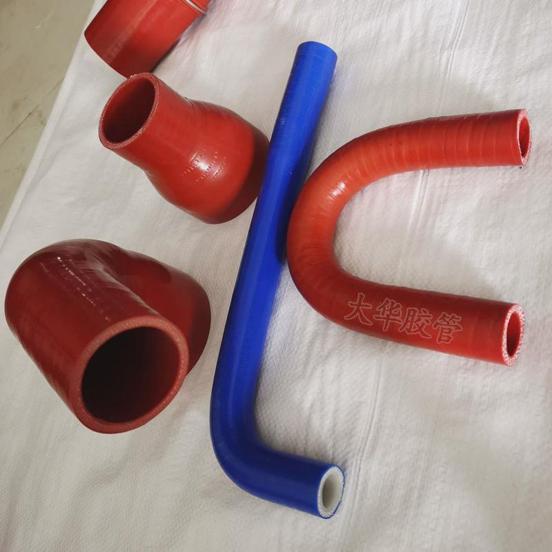 按需生产一件记订夹布钢丝变径硅胶管异径胶管
