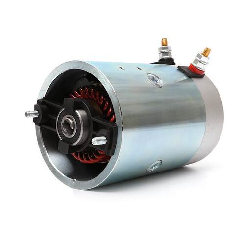 直流液压电机动力12v1.6kw24v2.5kw直流电机动力单元电机铜线机芯