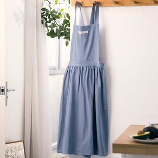 tuf4画画围裙韩式 女粉色ins风家用厨房美甲店用日系可爱做饭围裙