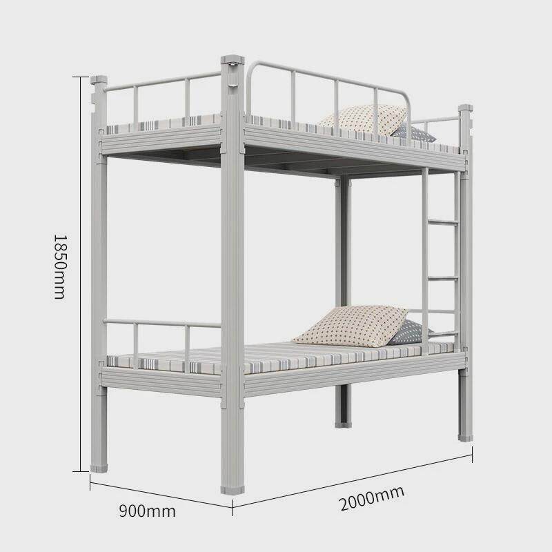 宿舍上下铺双层铁架上下床铁艺床学校学生双人床加厚高低高架床