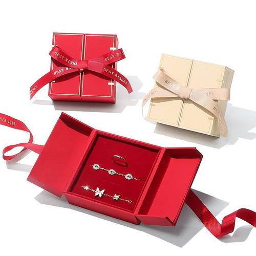 新中式缎带双开古法传承珠宝盒