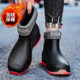 雨鞋 钓鱼耐磨登山短筒雨季 男士 水鞋 防水雨靴外穿厨房防滑胶鞋 时尚