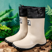 雨鞋 洗车钓鱼劳保水鞋 男款 男士 中筒雨靴防滑耐磨厨房工作胶鞋 时尚