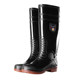 防水雨靴男防滑 工地底厚底胶鞋 特高46厘米雨鞋 男高筒防滑劳保工鞋