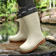 防臭水鞋 雨鞋 防滑耐磨加厚短款 长筒水鞋 春夏新款 中筒工地胶鞋 男士