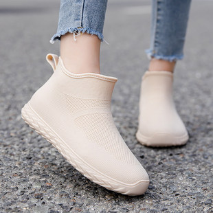 2026新款雨鞋女款短筒雨靴时尚冬季水鞋厨房成人防滑防水耐磨胶鞋