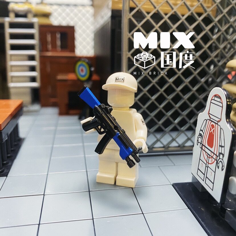 MIX国度乐得s高式益智moc拼装mp5积木人仔定制第三方配件玩具总汇