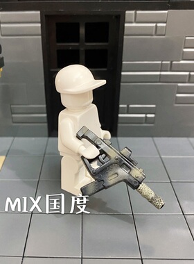 MIX国度第三方短剑vector冲锋枪拼装定制版积木人仔配件武器装备