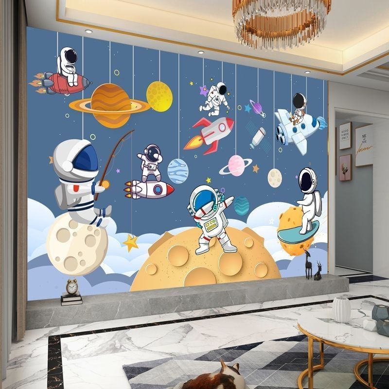 儿童房装饰画墙纸壁画卡