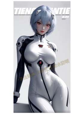 EVA绫波丽贴纸贴画卧室出