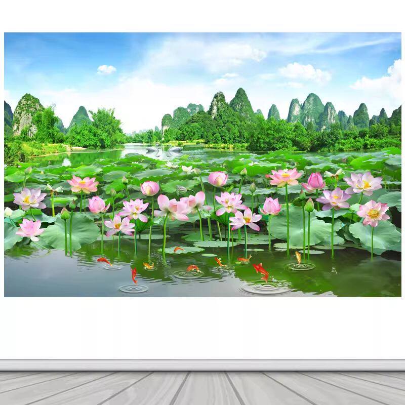 背景墙画墙贴纸自粘壁画