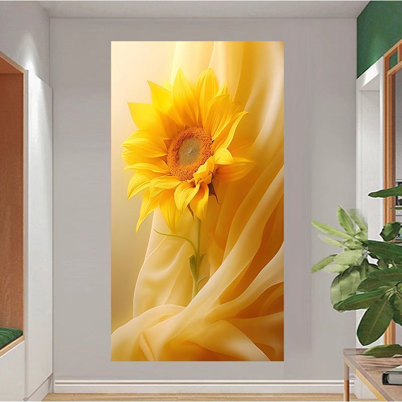 入户玄关向日葵花装饰画