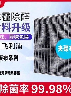 适配飞利浦空气净化器滤网AC1210/2880/3252/4076/4072/3137滤芯