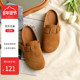 平底皮拖懒人鞋 脱毒家 女 真皮舒适外穿拖鞋 圆头包头女鞋 勃肯鞋 拖