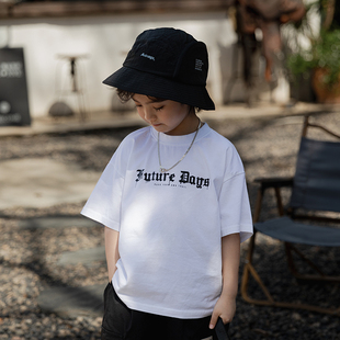 男款 夏季 儿童t恤男孩透气半袖 2025新款 印花潮 米修叻童装 个性 短袖