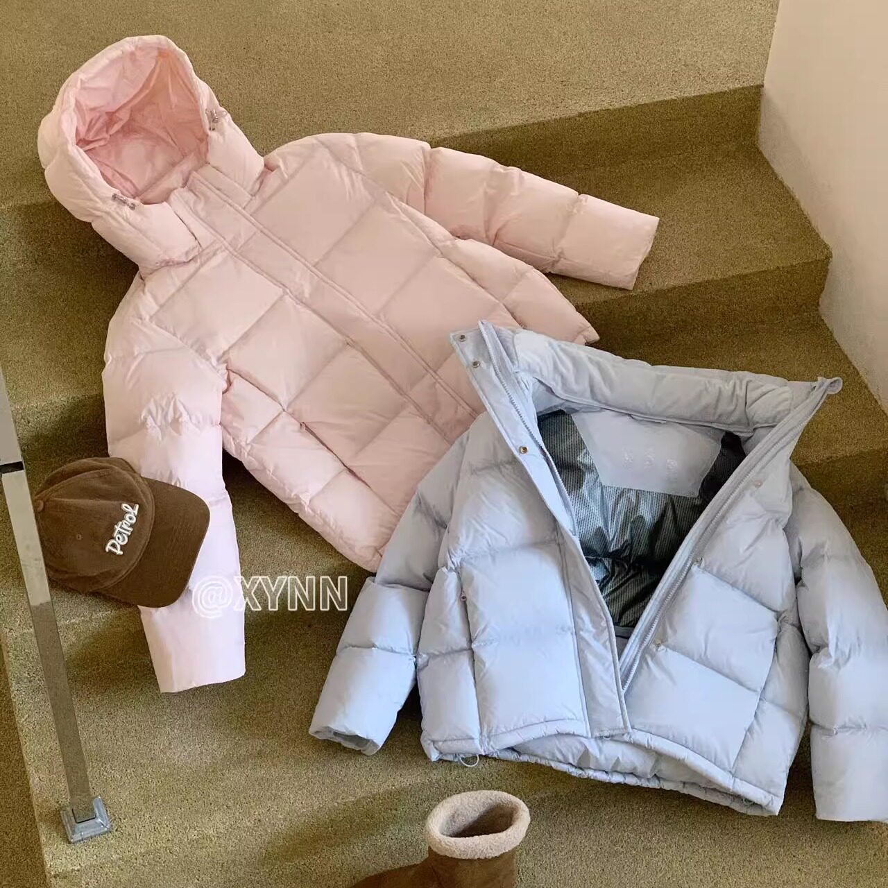 加厚三防新国标95白鸭绒连帽羽绒服女士短款东北哈尔滨冬季外套
