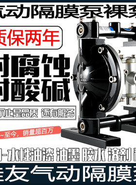 佳友A-10气动隔膜泵A-15油泵裸泵A-20油漆泵A-26喷漆泵A-31油墨泵