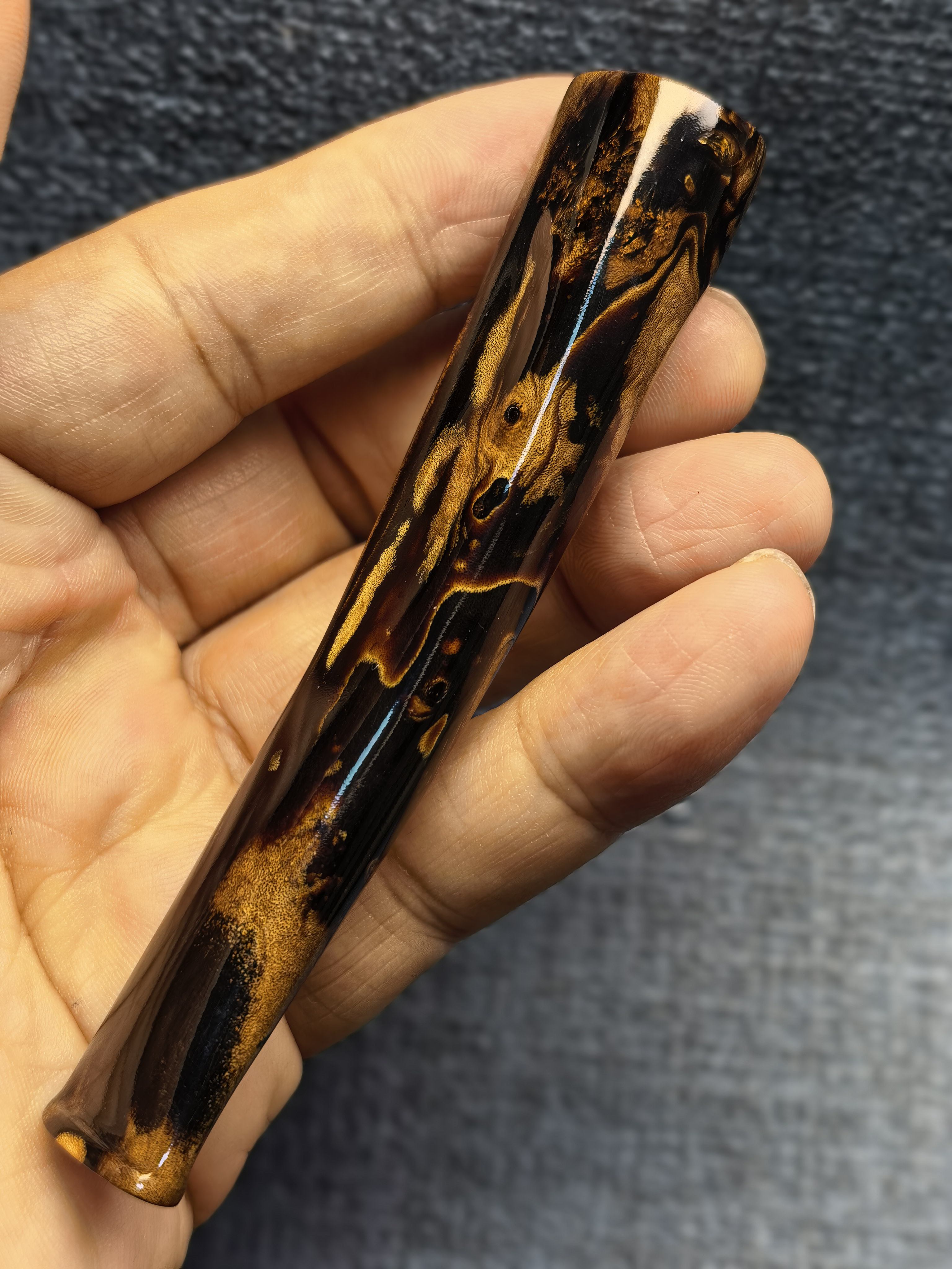 天然海柳血柳活柳保真文玩烟嘴长103宽25编号E335