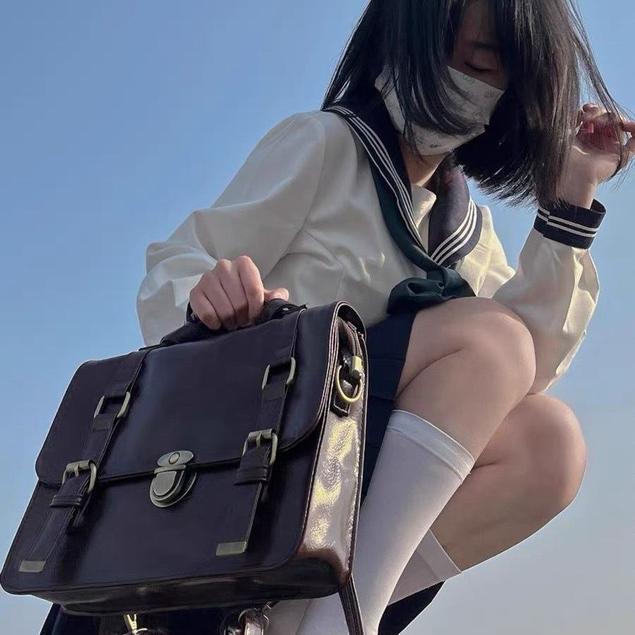 日系jk制服包邮差包dk日本正统学院英伦双肩包手提斜跨