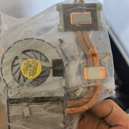 小邬配件K580Ni7风扇铜管