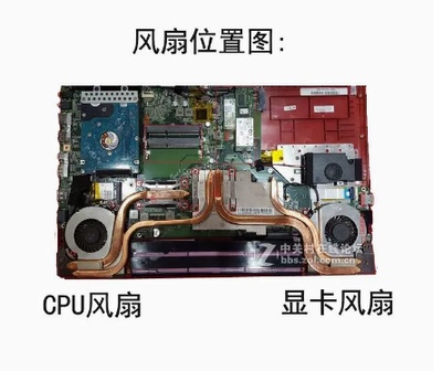 适用MSI微星GE62 GE72 PE60 PE70 GL62 GV62 GP62 GF62 GL72 风扇