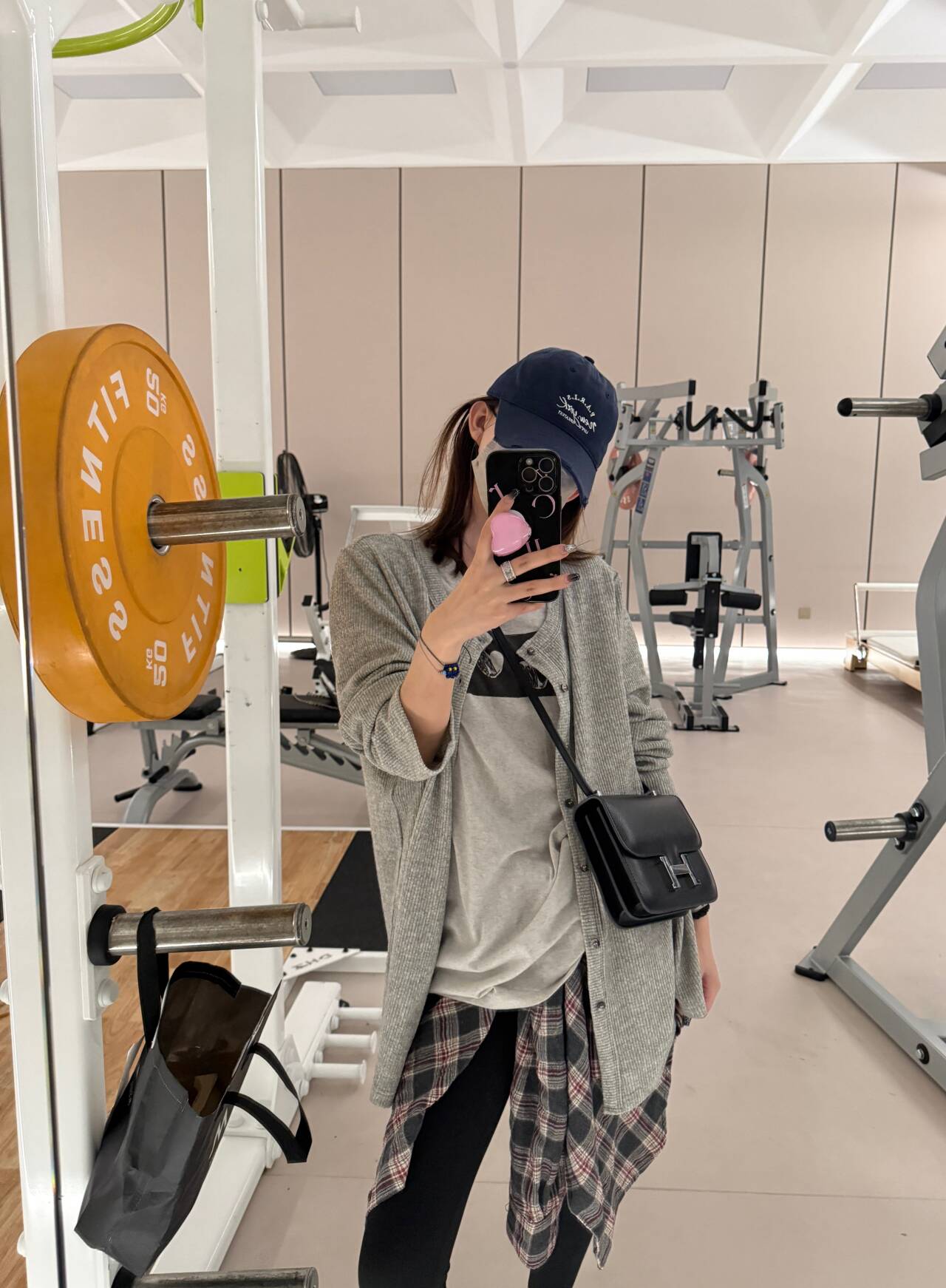 基本法则！“腔调小衫 ”自留款！灰色极简圆领针织开衫上衣女