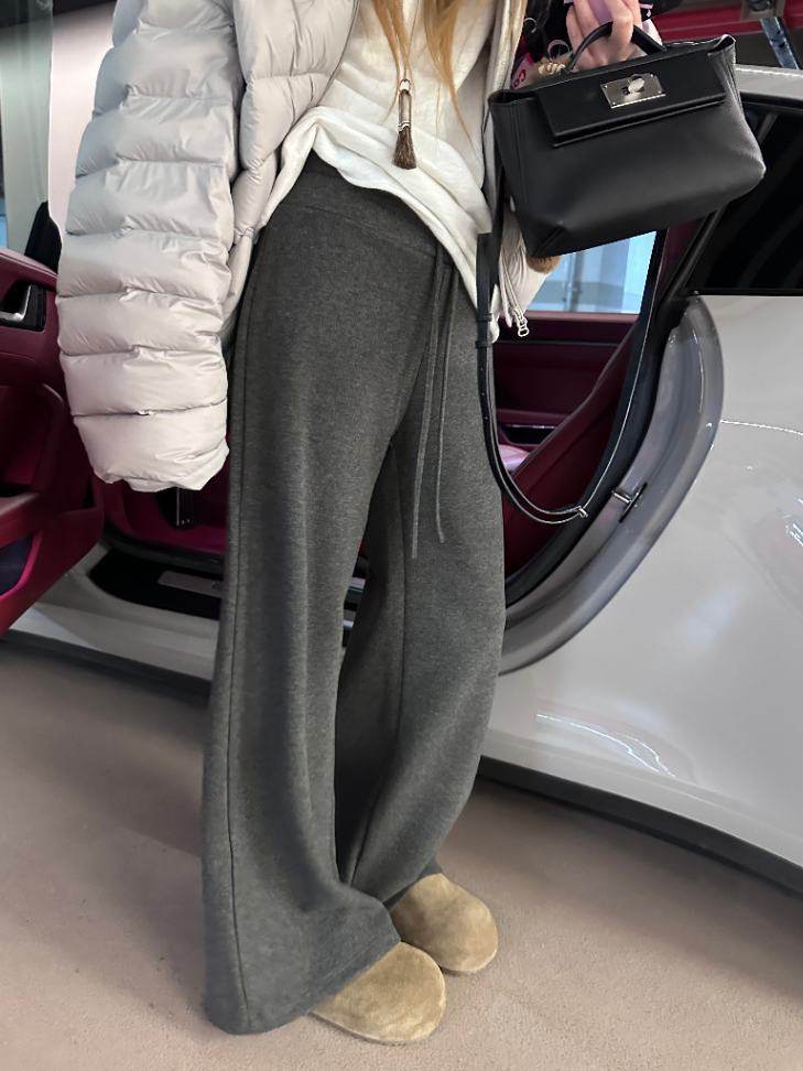 加绒加厚“安全牌阔腿裤”醋酸蚕丝羊毛宽松毛呢裤显瘦神裤,女装/女士精品,休闲裤,淘宝优惠券,粉丝福利购,淘宝优惠卷