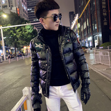 社会小伙立领ins飞机棉衣外套修身皮棉服A343-CF39-P128控158绿，男装棉衣，电商A343