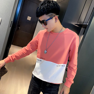 秋季社会精神小伙圆领ins卫衣潮流男 A343-WY47-P65 控85 白1图片