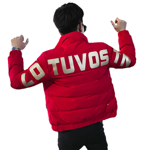 冬季社会小伙棉衣男外套修身保暖棉服 黑1 A343-CF60-P135 控175图片