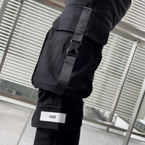 春装社会小伙潮流工装裤休闲束脚长裤 黑1 A343-CK41-P68 控98图片