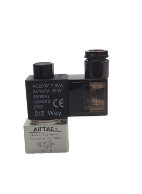 AirTac三口二位VALVE电磁阀MODEL 3V2-08-NC 3V2-06NC
