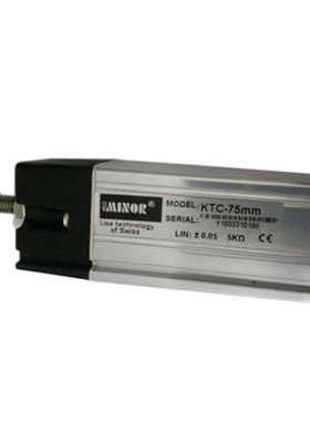 KTC-75mm位移传感器拉杆式电子尺MINOR/MINUO注塑机电子尺