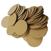 手工装 饰DIY迷你6厘米直径圆形纸板瓦楞板三层五层现货批发