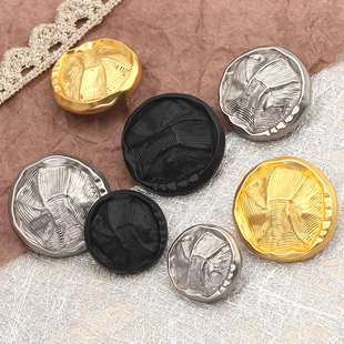 金属纽扣高档法式复古大衣扣子男女衣服钮扣毛衣配件粗花呢外套扣