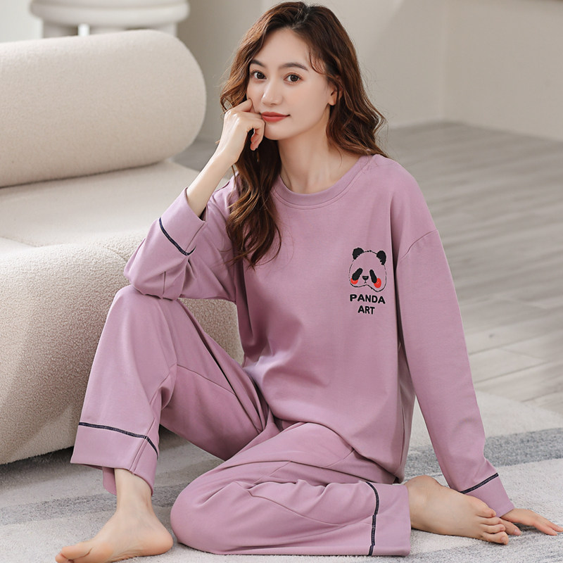 睡衣女春秋长袖纯棉2025新款睡衣/家居服套装