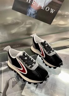 阿甘鞋女真皮网布厚底网红休闲鞋七彩青春2022秋运动老爹鞋35-521