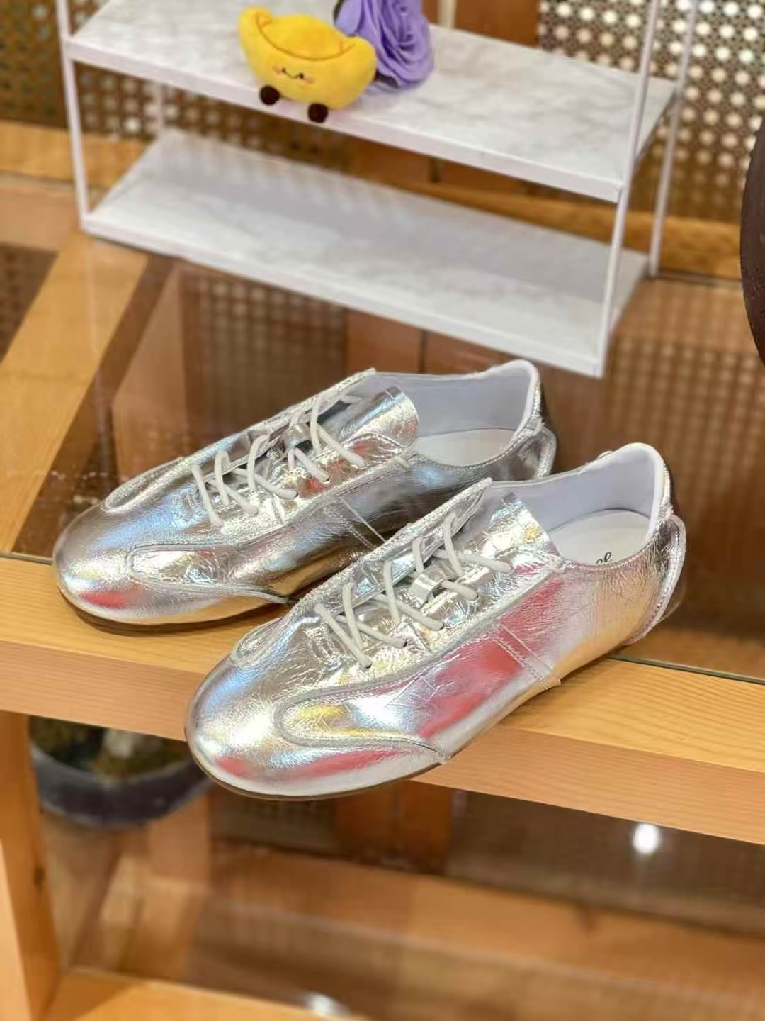 2026新款真皮女鞋复古系带运动休闲鞋百搭轻便平底德训鞋小白鞋,女鞋,德训鞋,淘宝优惠券,粉丝福利购,淘宝优惠卷